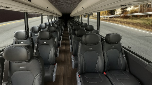 Interior of Charter Bus Company Egg Harbor's 30 Passenger Minibus in Egg Harbor