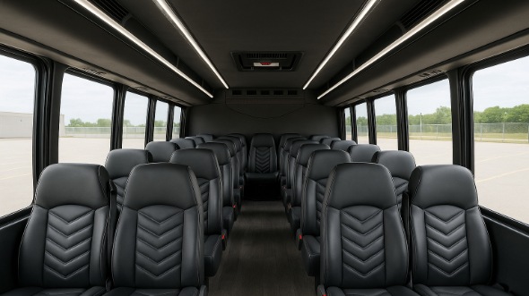egg harbor 15 passenger minibus inside