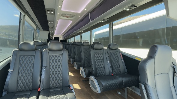 egg harbor 20 passenger minibus inside