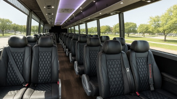 egg harbor 35 passenger minibus inside