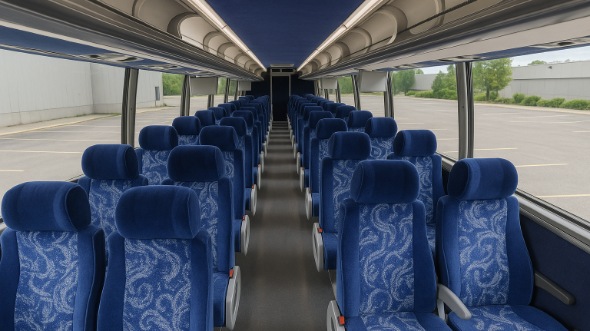 egg harbor 50 passenger charter bus inside