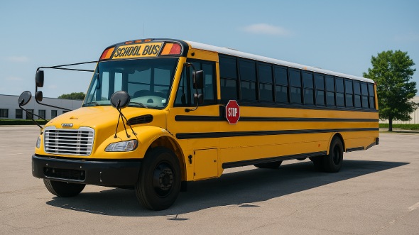 Exterior of Charter Bus Company Egg Harbor's School Bus in Egg Harbor