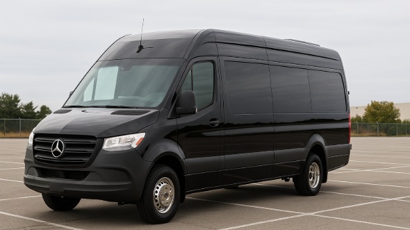 Exterior of Charter Bus Company Egg Harbor's Sprinter Limo in Egg Harbor